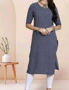 Printed Blue Kurti