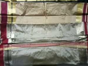 BrandNew ElegantBeize CottonSilkSaree+UnsticheBlou