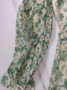 Floral Print Mini Dress