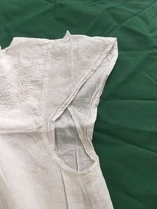 White Embroidered Top(Forever 21)