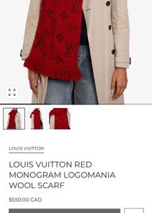 Authentic Louis Vuitton Logomania Scarf
