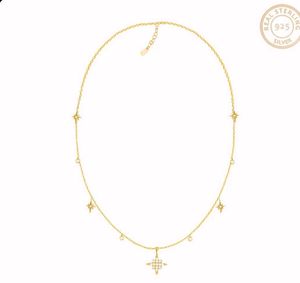 GIVA 925 Golden Constellation Necklace