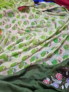 Saree Silk Green