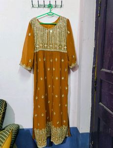 Elegant Embroidered Maxi Dress