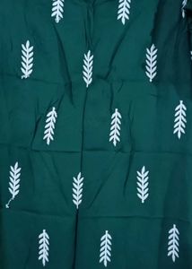 Green Embroidered Kurti
