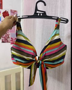 Striped Bikini Top