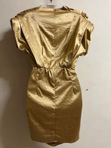 Korean Golden Party Wear One Piece💝