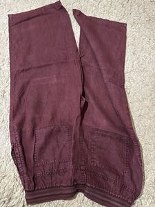 Very Cool Wine Burgundy Coloured Culottes