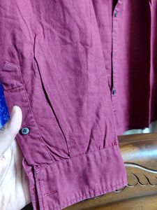 Maroon Casual Shirt