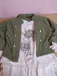 Girls Top with Jacket
