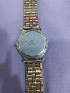 Titan Watch All Stainless Steel &amp; Water-resistant