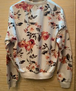Floral Print Sweater