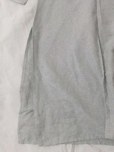 Grey Embroidered Kurta