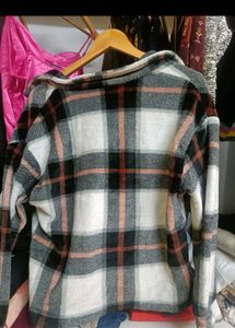 Cozy Plaid Jacket Savana/ zara/ Mango