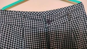 Regular Fit Checked Trousers
