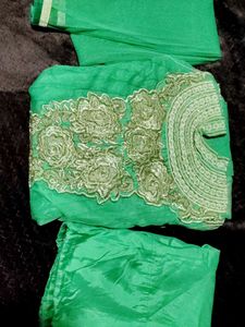 Elegant Green Gown Suit💗