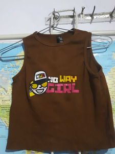 Xxs Brown Tank Top