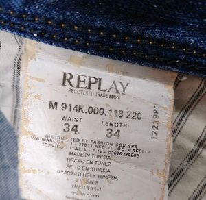 Replay Blue Denim Jeans