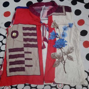 Vintage Style Embroidered Vest