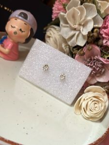 Pearl Circle Stud Earrings