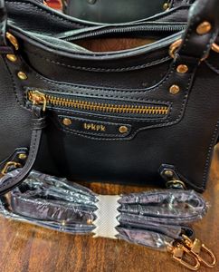 Iykyk Black Metal Detail Bag