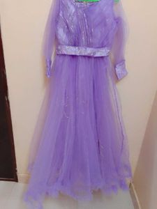 Lavender Tulle Party Dress