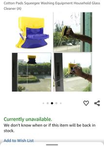 Magnetic Double Side Window Cleaner Tool Glazed Tw