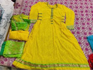 Bhopali Anarkali Frock (Turki Kurti)