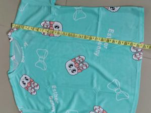 Cute Bunny Print Pajama Set