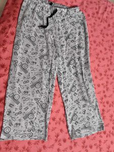 Insense Grey Cotton Nightsuit Capri Set