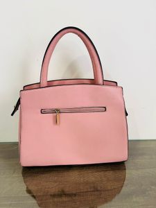 AND Pink Marble Satchel