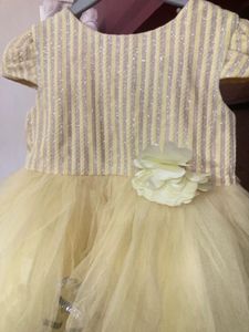 Cute Yellow Party Dress