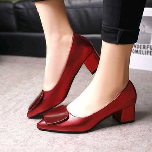 Korean Red pumps