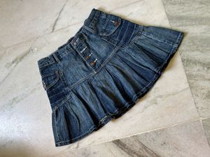 Denim Mini Skirt