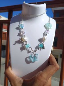 Pastel Butterfly Necklace