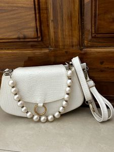 Classy White Handbag