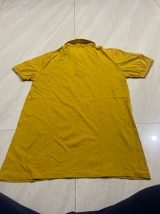 💛 Stylish Mustard Yellow Polo T-Shirt – Grab it