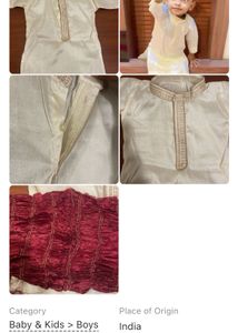 Cute Boys Ethnic Kurta Set