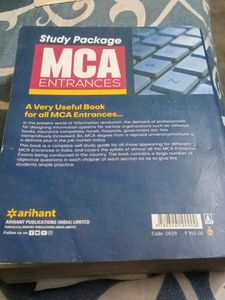 Arihant Mca Entrance Book