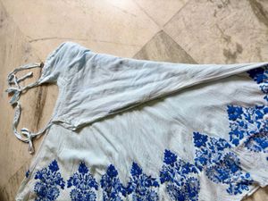 Blue Embroidered Sundress