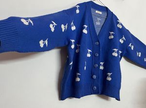 Blue Cherry Cardigan