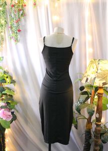 Classic Black Slip Dress