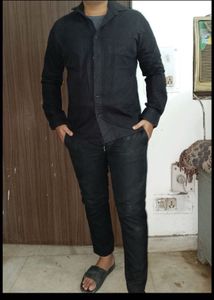 Black Trouser And T-shirt