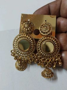 Beautiful Earings Jhumka Gold Plated