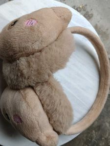 Cute Plush Bear Winter New Headphones For Kids