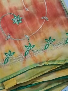 Newly Embroidered Sari