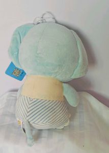 Sleepy Blue Elephant Plush