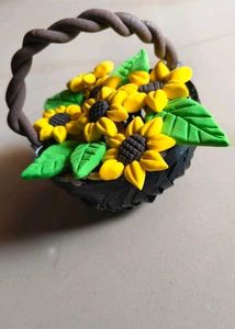 Sunflower Basket