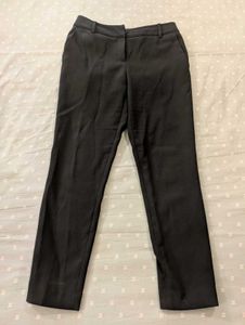Blue Cropped Dress Pants