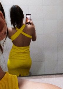 H&amp;M Bodycon Sexy Cross Back Dress